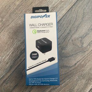 NEW DIGIPOWER  QUICK CHARGE 2.0 PHONE WALL‎ CHARGER